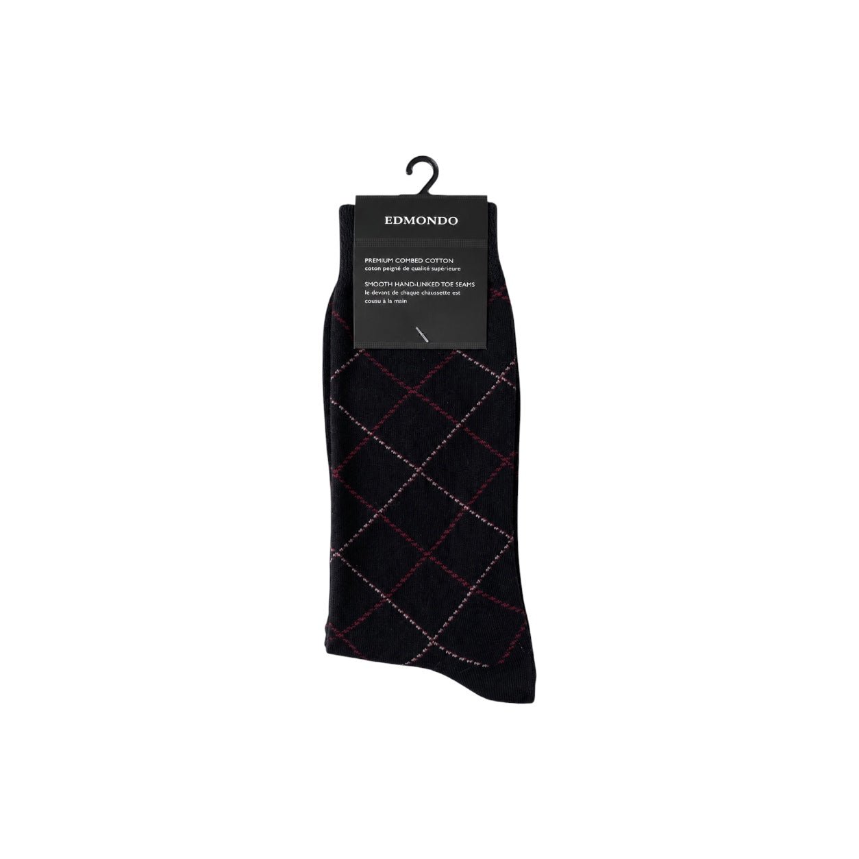 Edmondo Men's Cotton Blend Dress Socks