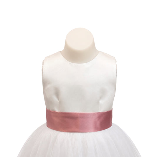 Dusty Rose Satin Sash