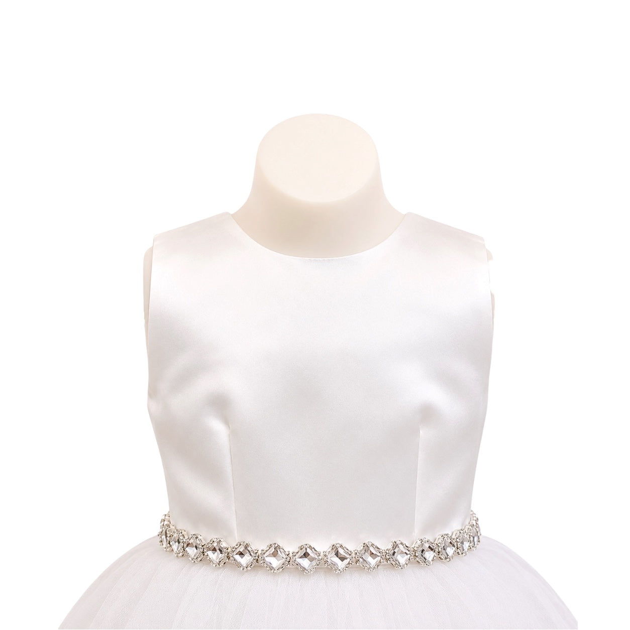 Rhinestone Belt with Large Square Rhinestone Accents
