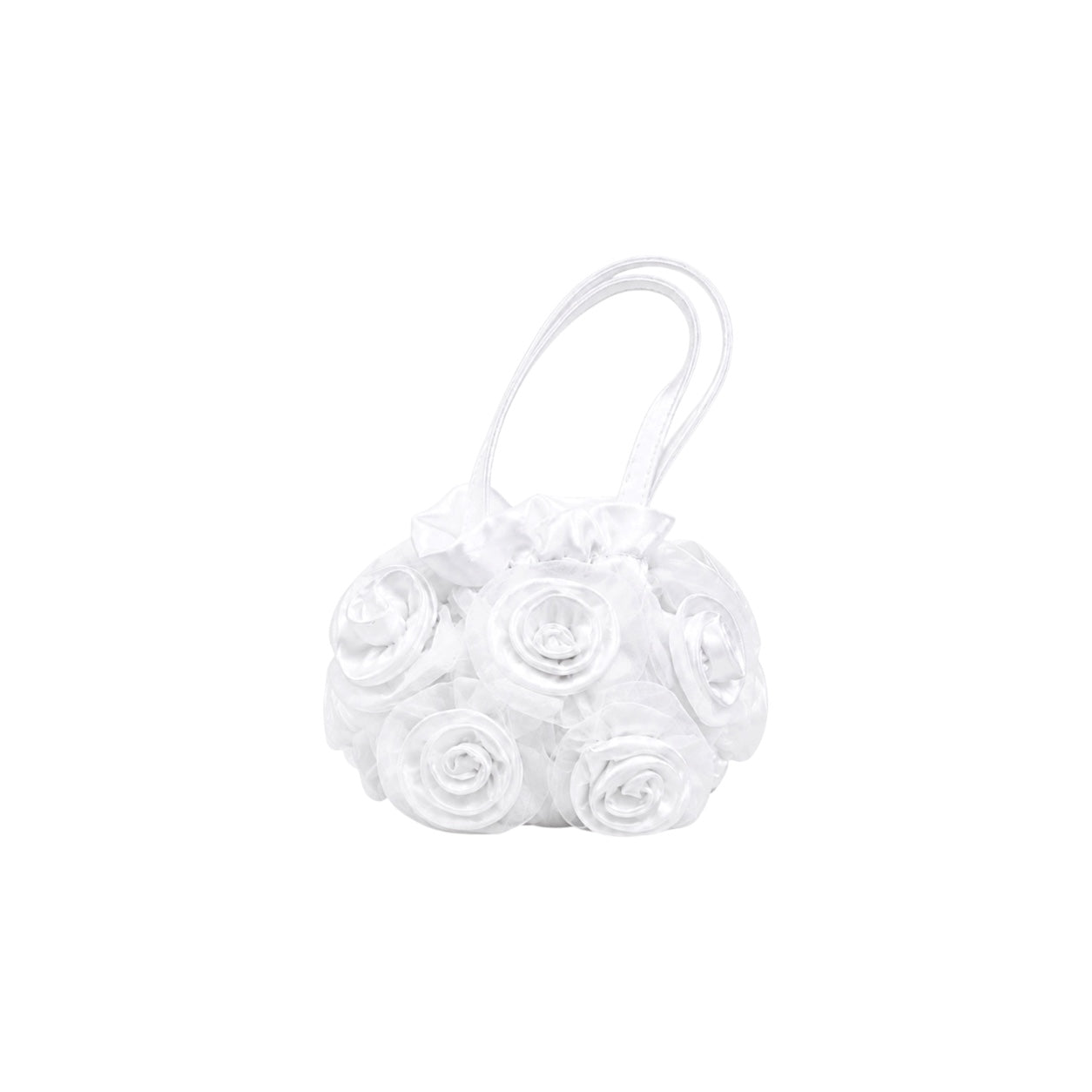 Girls Rosette Floral Handbag