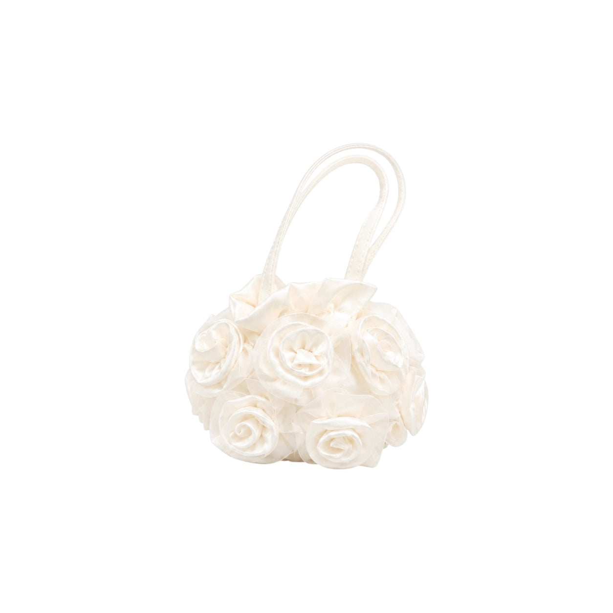 Girls Rosette Floral Handbag