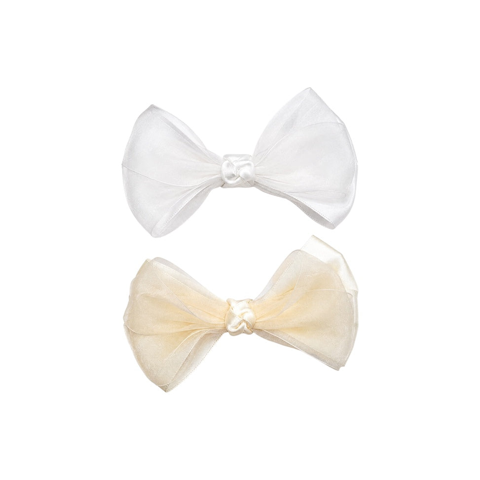 Organza Bow Hair Clip
