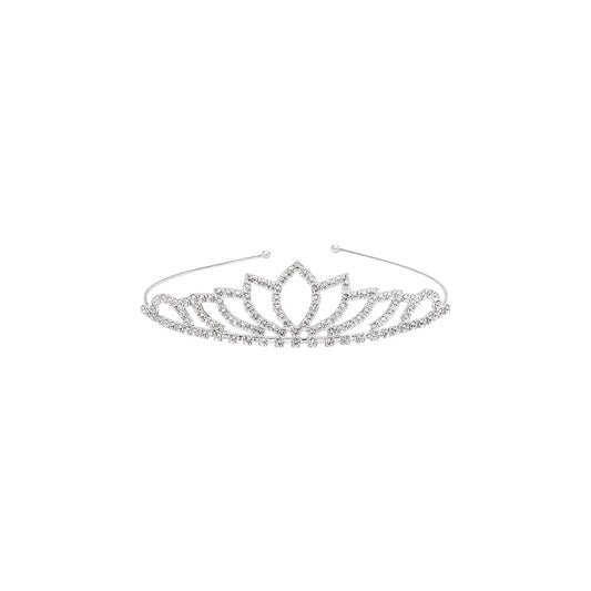 Silver Rhinestone Princess Tiara