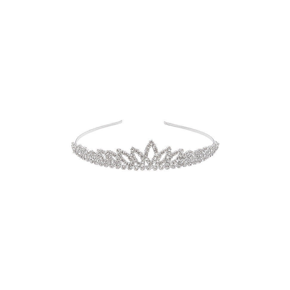 Silver Rhinestone Princess Tiara