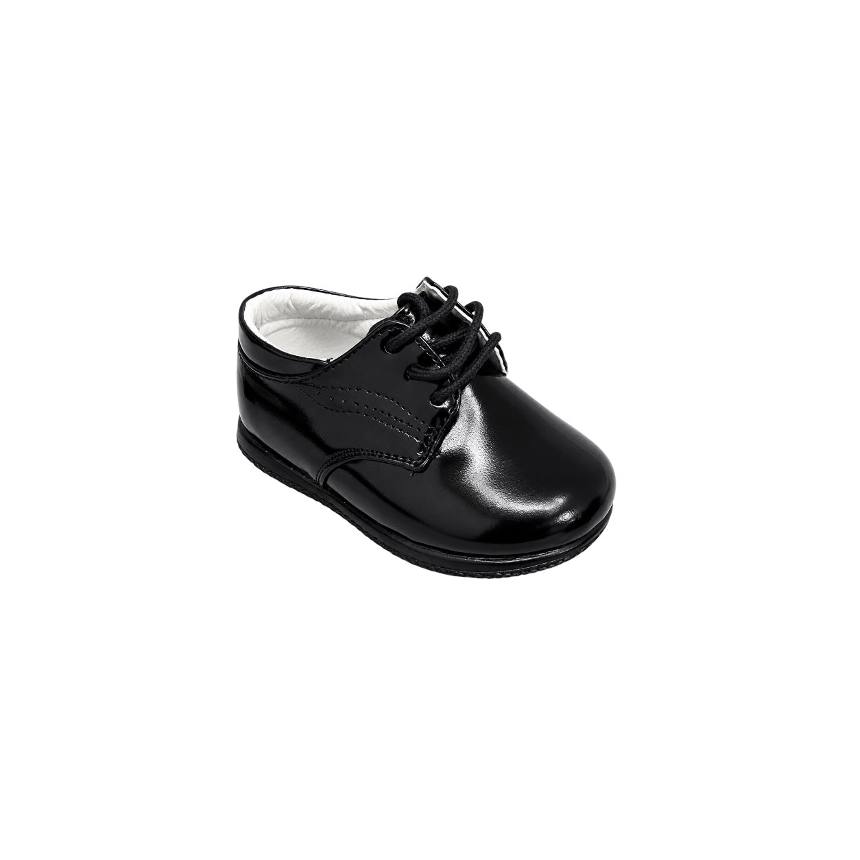 Fancy Kids Patent Black Baby Dress Shoes