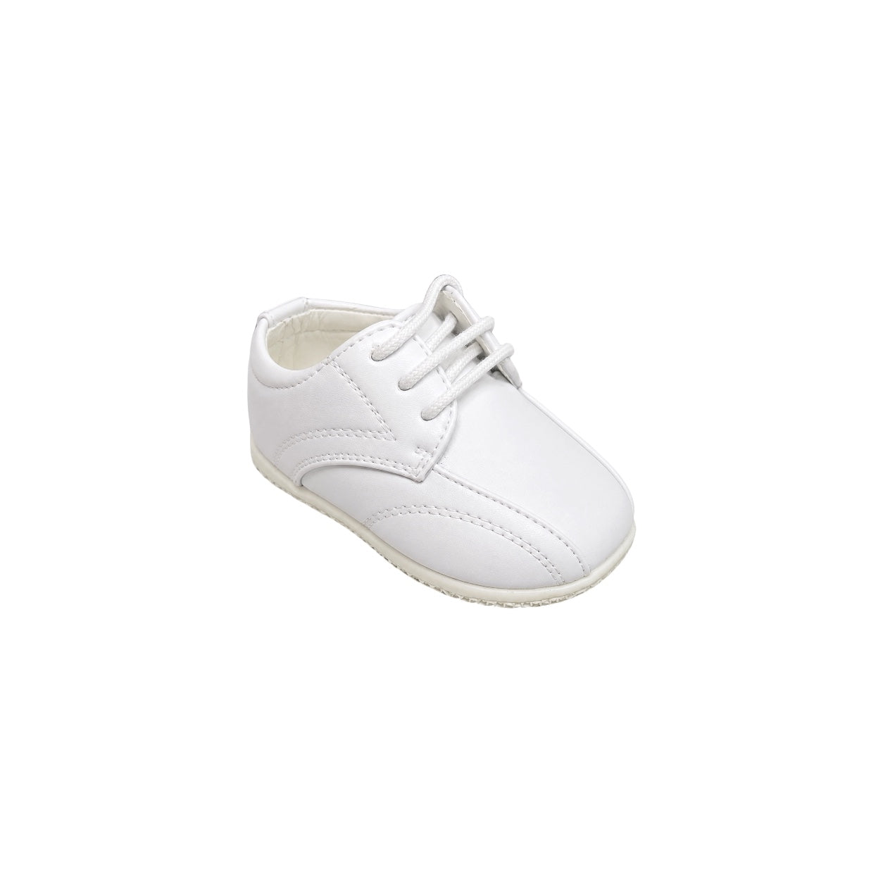 Fancy Kids Baby & Toddler White Lace-Up Dress Shoes