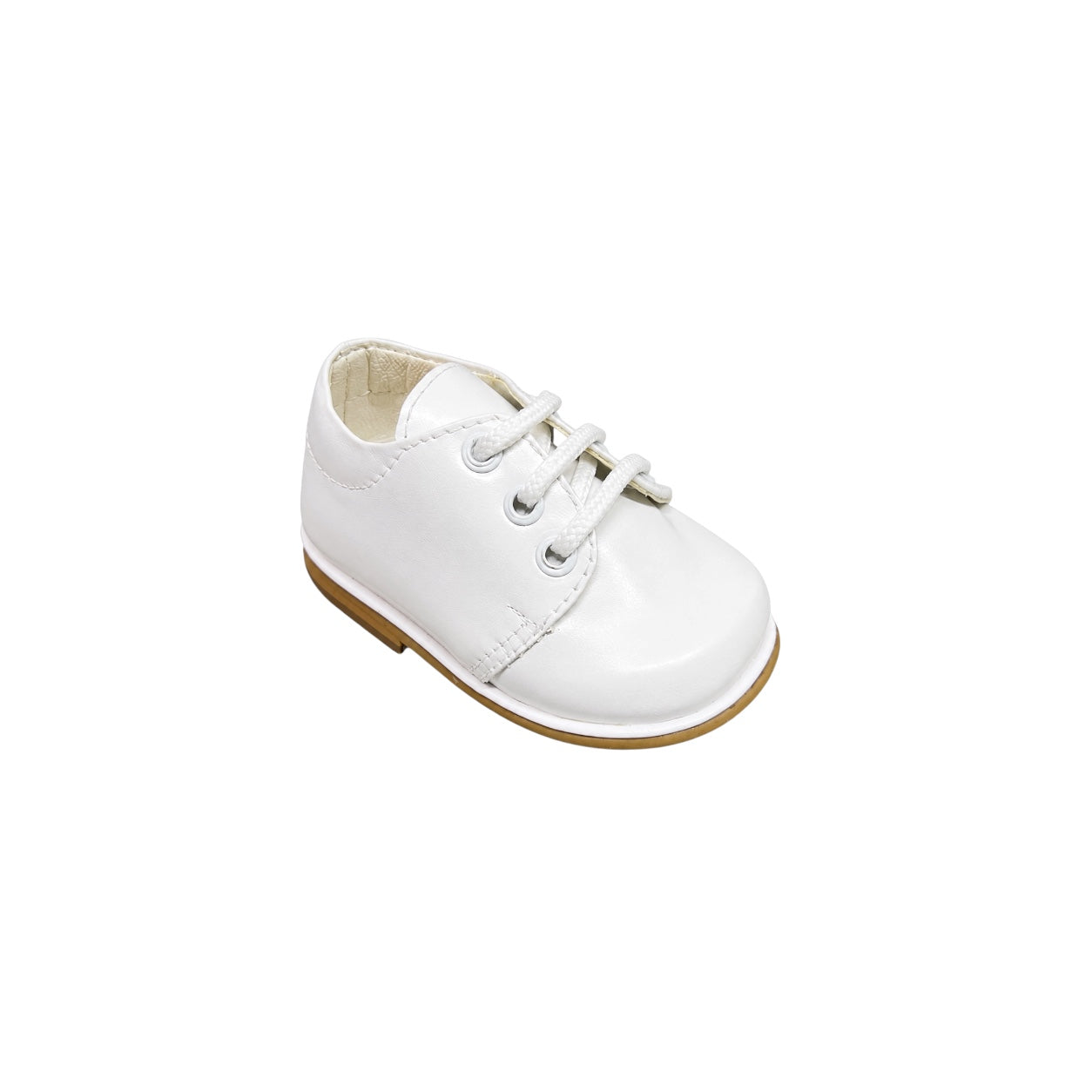 Cora White Leather Baby & Toddler Dress Shoes