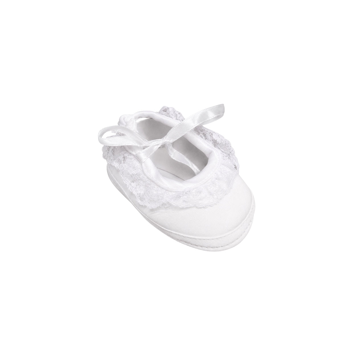 Fancy Kids Baby Girls' White Lace Booties