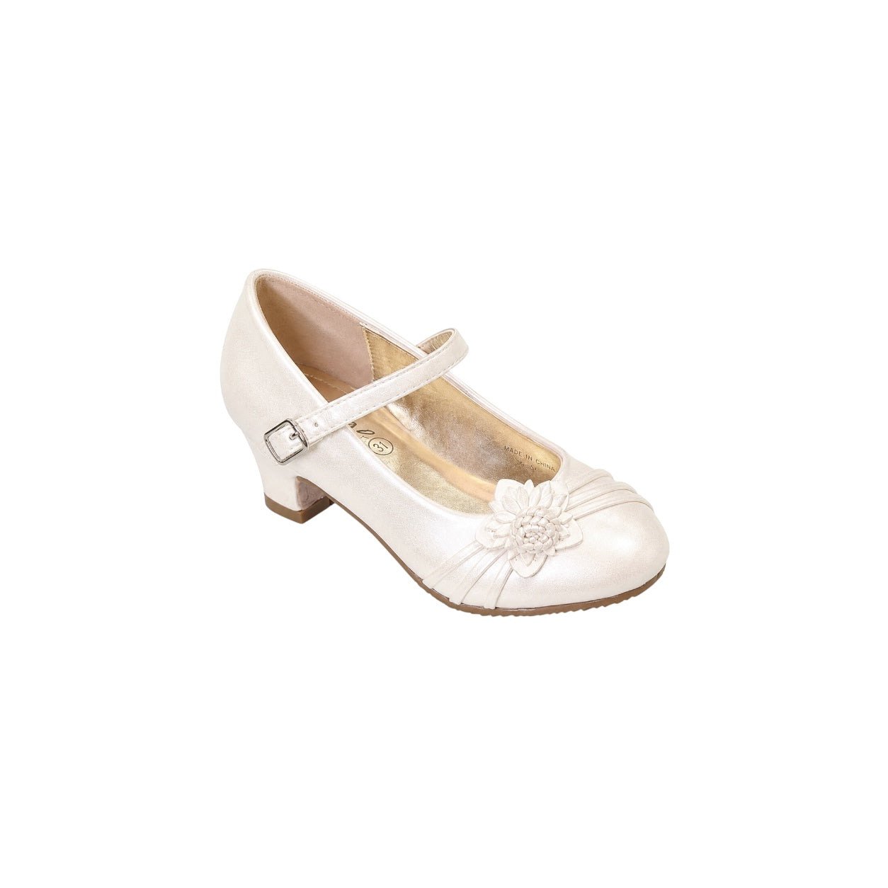Jolene Girls' Floral Accent Dress Heel