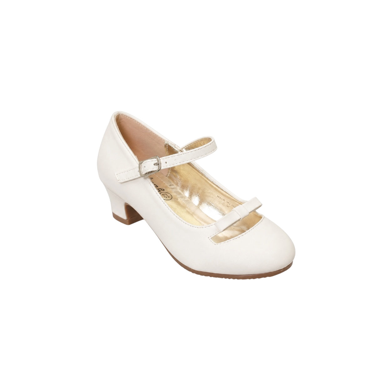 Jolene Girls' Bow Accent T-Bar Dress Heel
