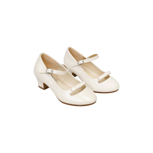 Jolene Girls' Bow Accent T-Bar Dress Heel