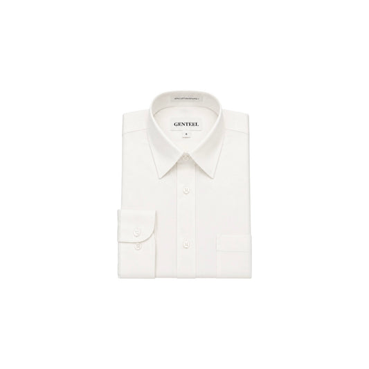 GENTEEL Regular Fit Off-White Boys' Dress Shirt