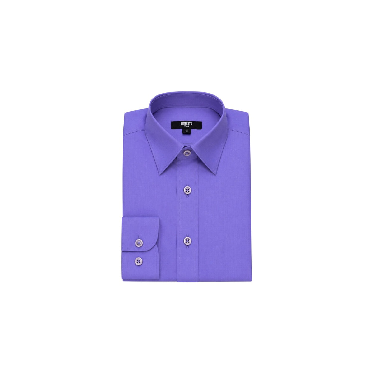 Ernesto Italy Violet Modern Fit Dress Shirt