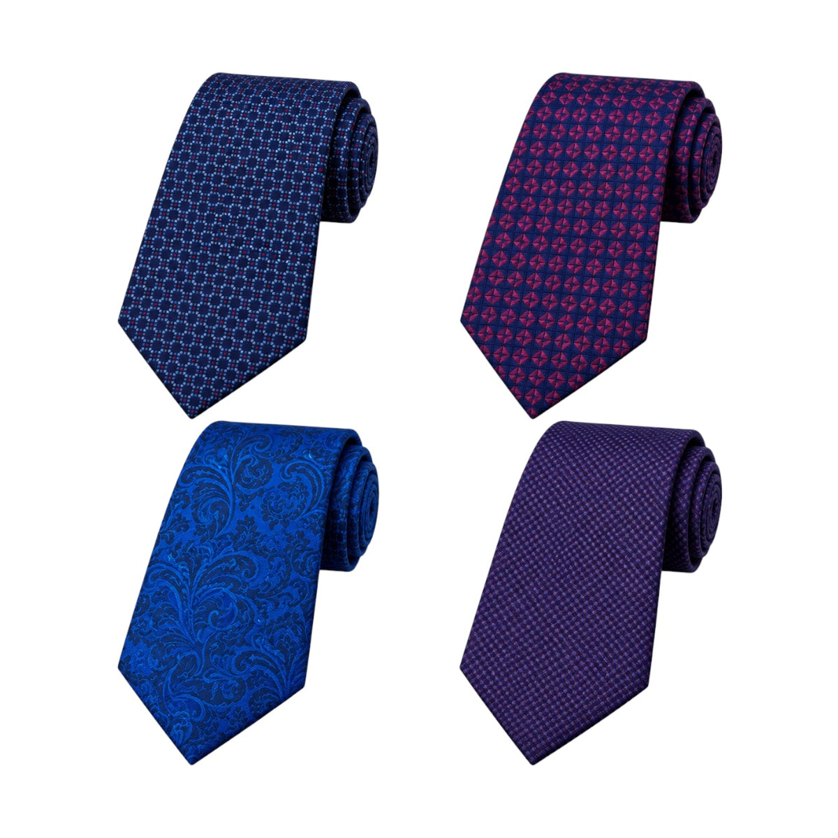 Leo & Zachary Boys’ Patterned Skinny Necktie