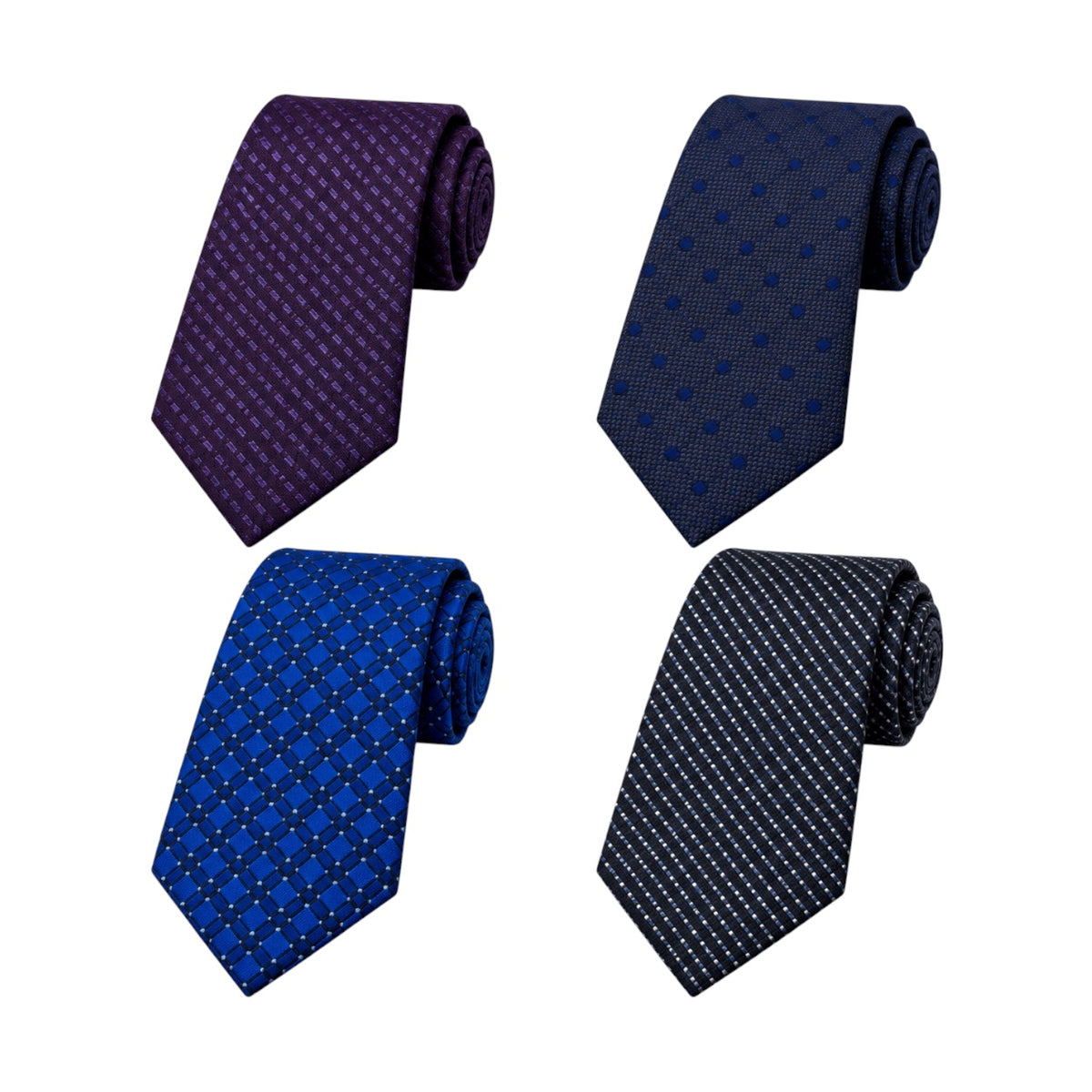 Leo & Zachary Boys’ Patterned Skinny Necktie