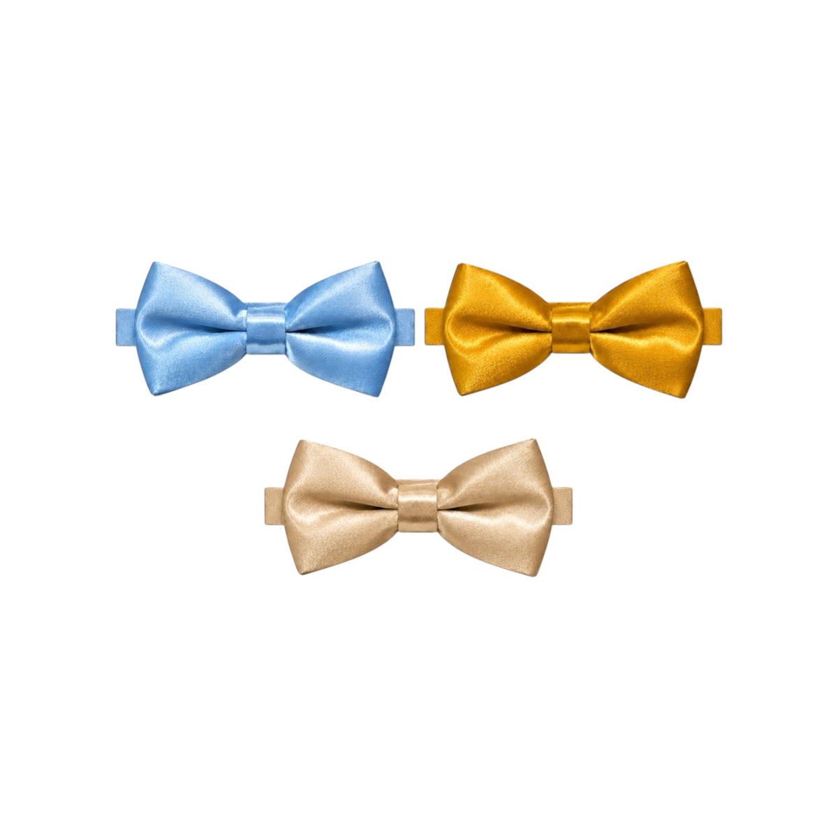 Boys’ Glossy Satin Bow Tie