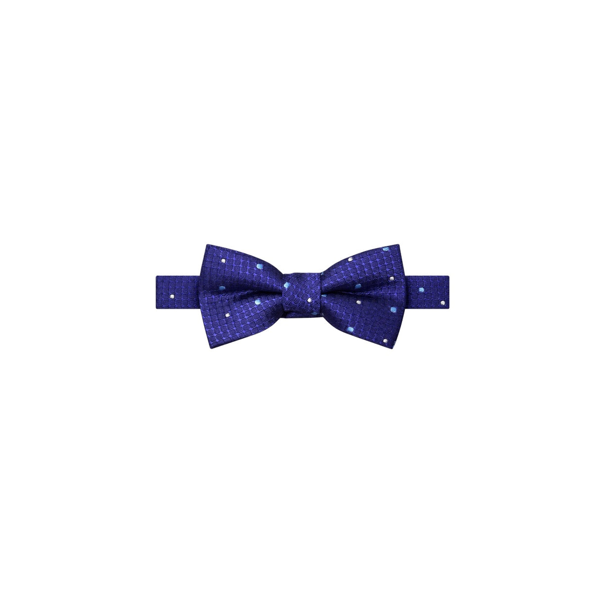 Boys’ Purple Dot Pattern Bow Tie