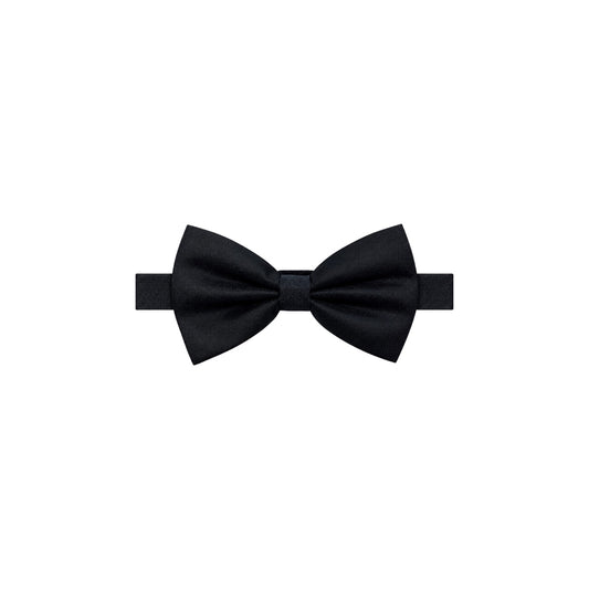 Men’s Textured Black Bow Tie