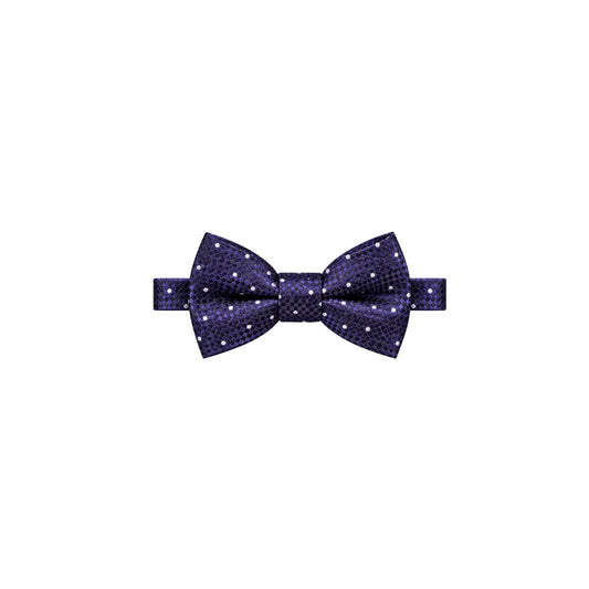 Boys’ Purple Geometric Pattern Bow Tie