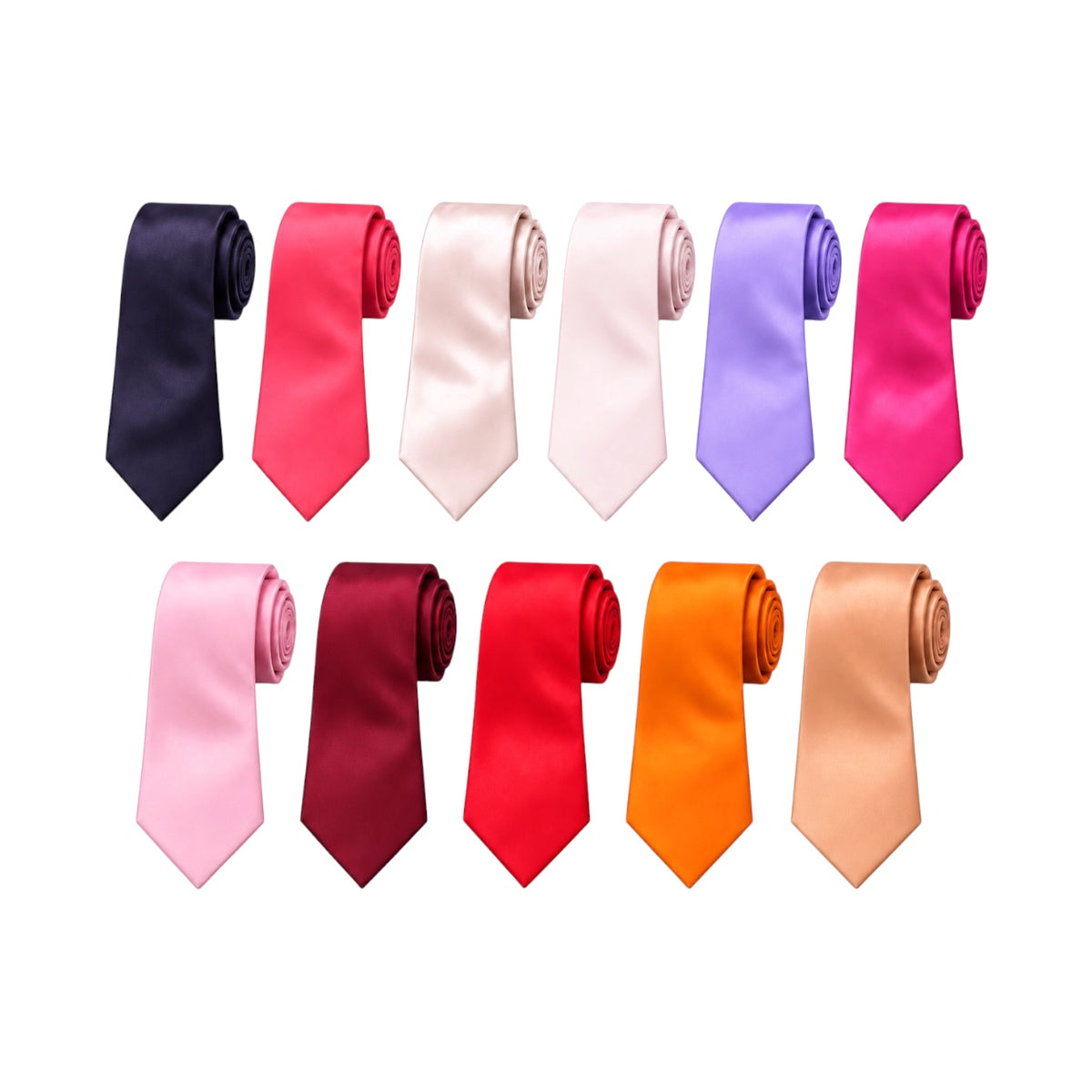 Men’s & Teen Boys’ Narrow Solid Colour Necktie