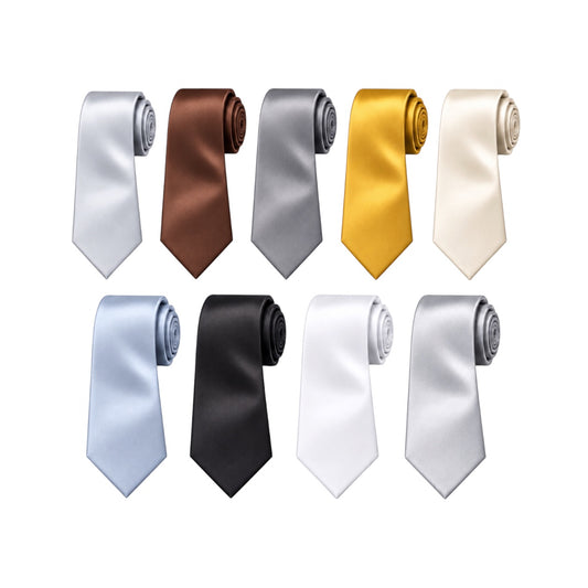Men’s & Teen Boys’ Skinny Solid Colour Necktie