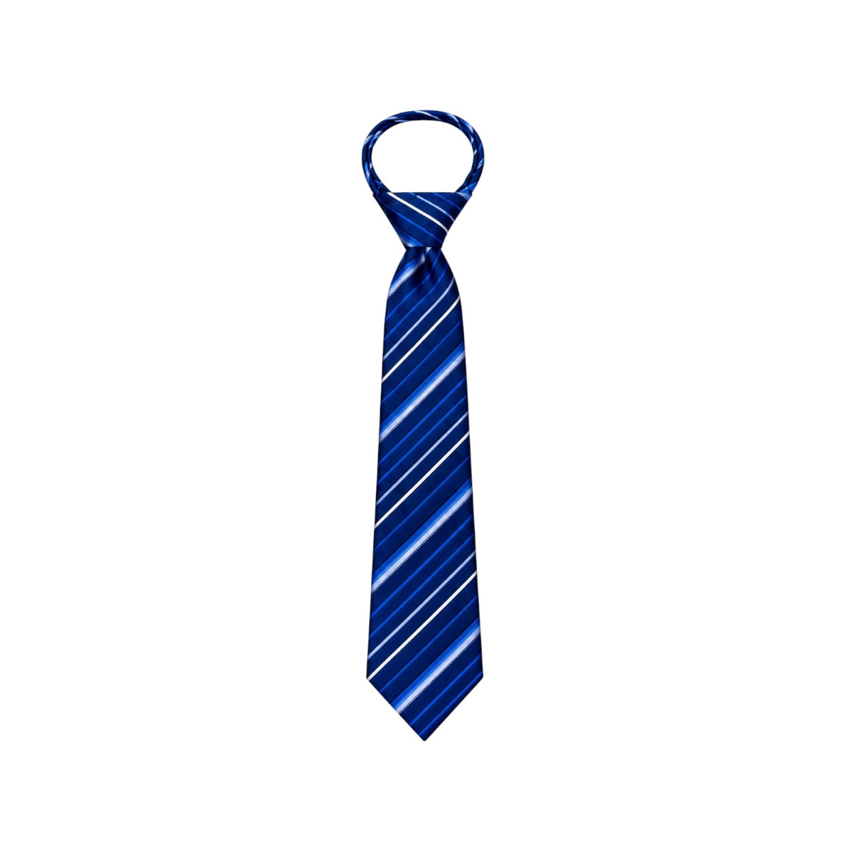 Mavezzano Boys’ & Teens’ Patterned Zipper Tie – 14" & 17"