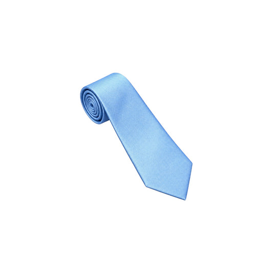 Edmondo Powder Blue Textured Wide Necktie – Teens & Men
