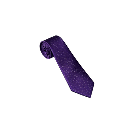 Purple Label Men’s Purple Micro Dot Necktie