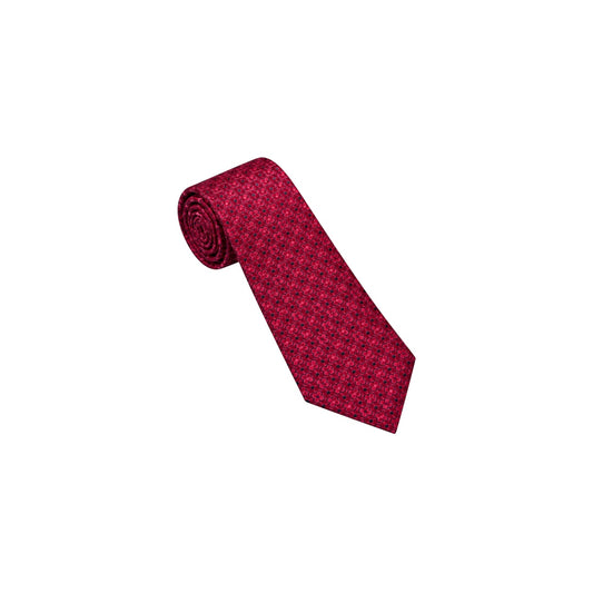 Paulo Sarto Men’s Red Floral Pattern Necktie