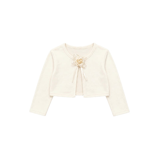 Kids Dream x Jolene Girls’ Ivory Long Sleeve Cardigan