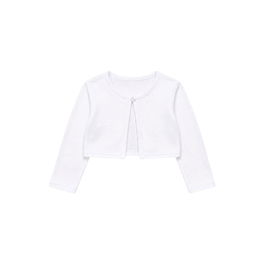 Kids Dream x Jolene Girls’ White Long Sleeve Cardigan