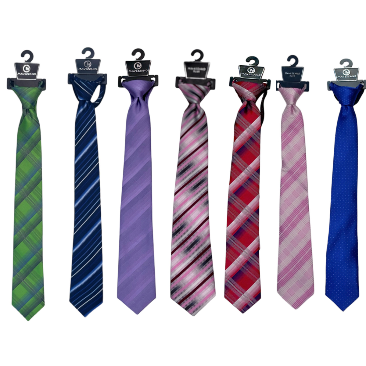 Mavezzano 17" Pattern Zipper Tie