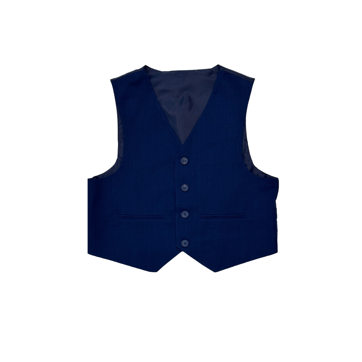 Husky Fit 5-Piece Navy Suit