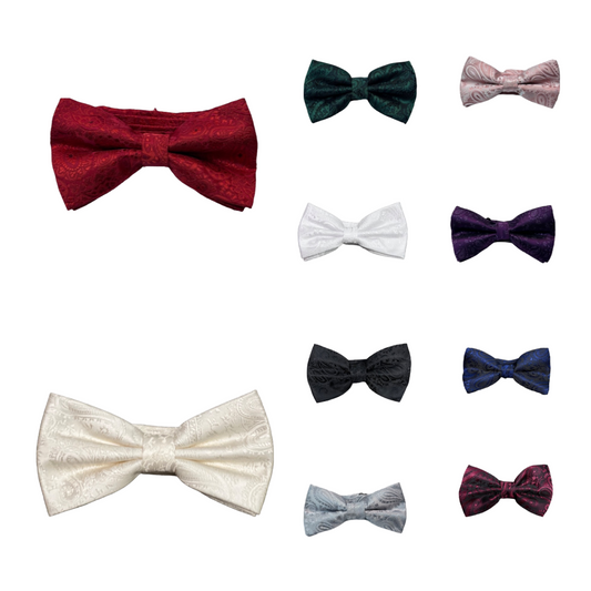Mens Paisley Bow Tie