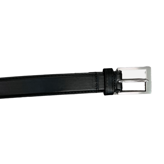 Mavezzano Patent Black Leather Belt (XS)