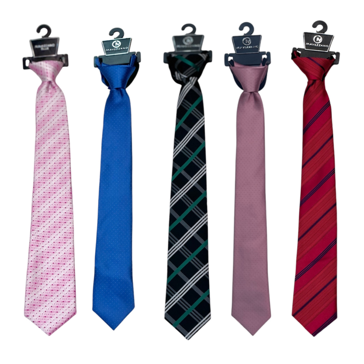 Mavezzano 17" Pattern Zipper Tie