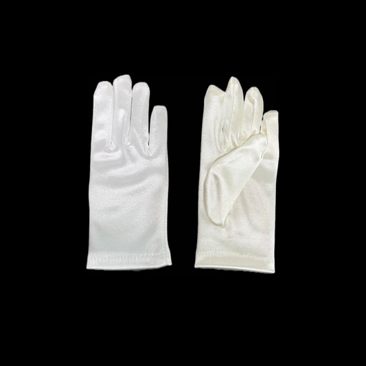 Short Satin Gloves