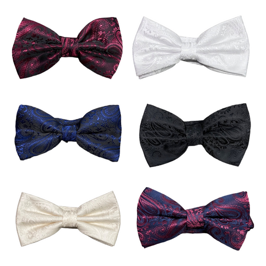 Mens Paisley Bow Tie