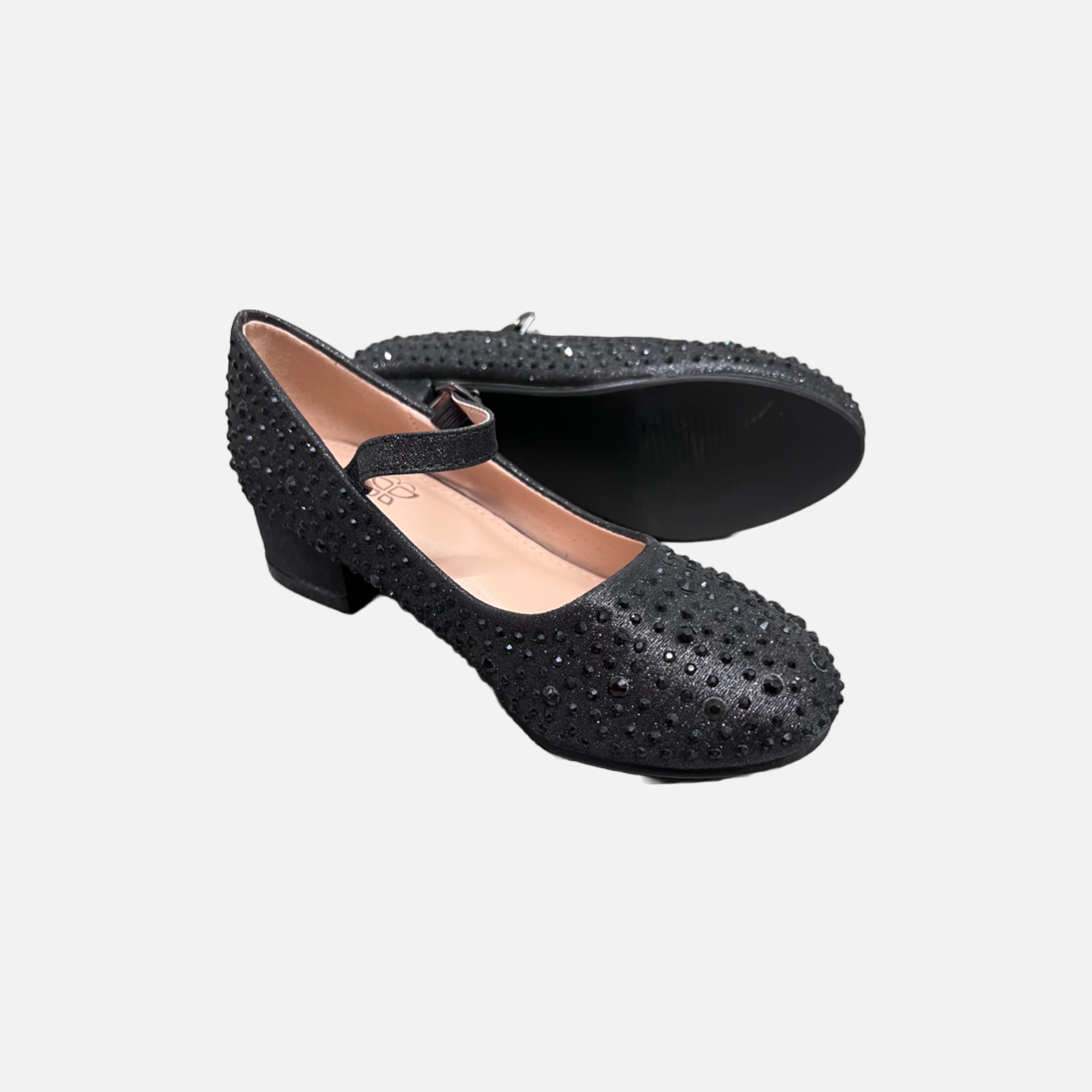 Jolene Rhinestone Embellished Kitty Heel