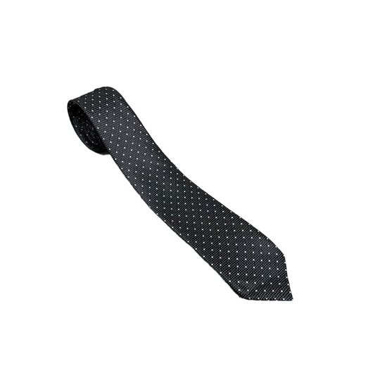 Ernesto Polka Dot Charcoal Necktie