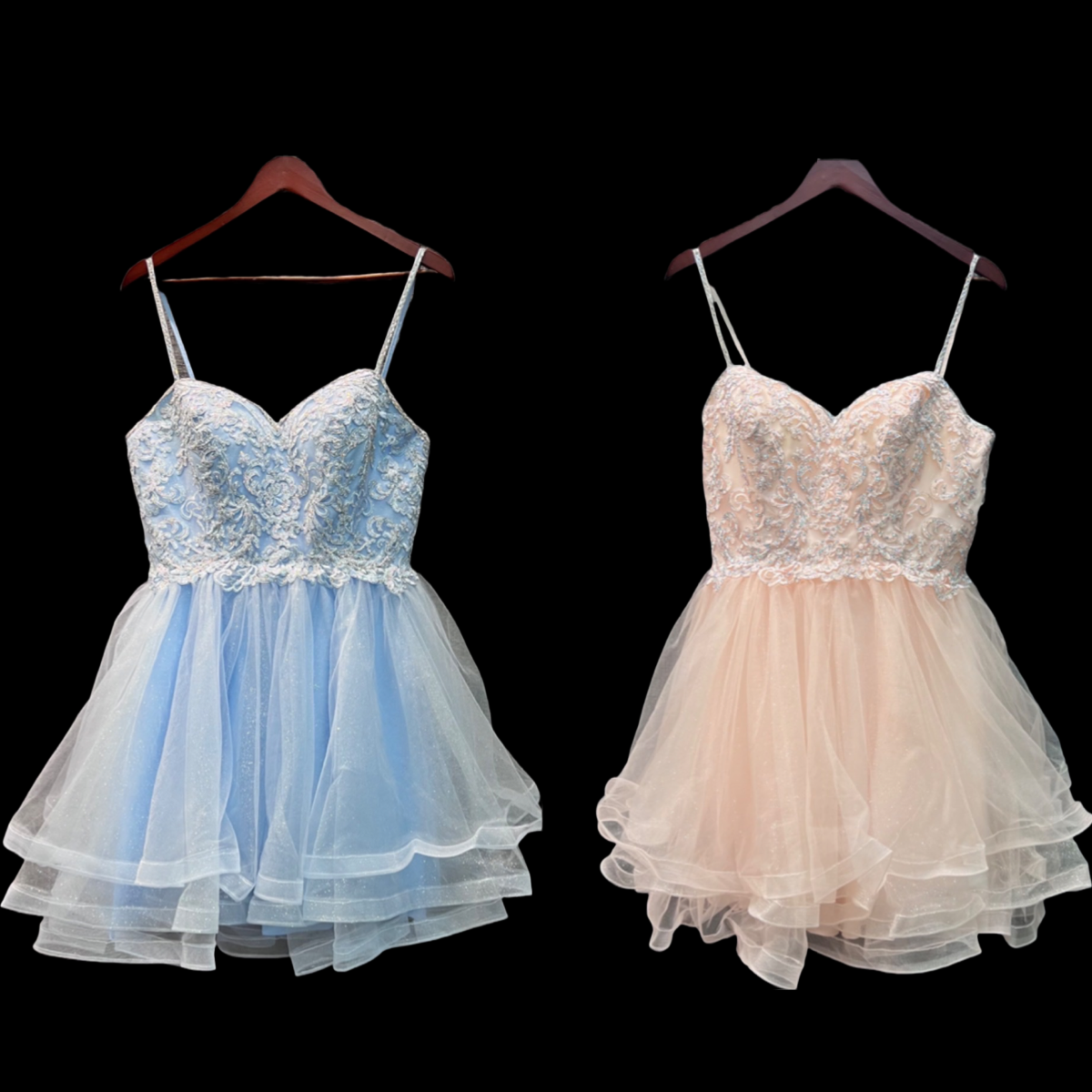 Jr. Grad Rhinestone Short Sparkle Dress (Large)