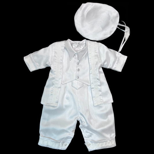 Two-Piece Baptism Suit w/ Tie