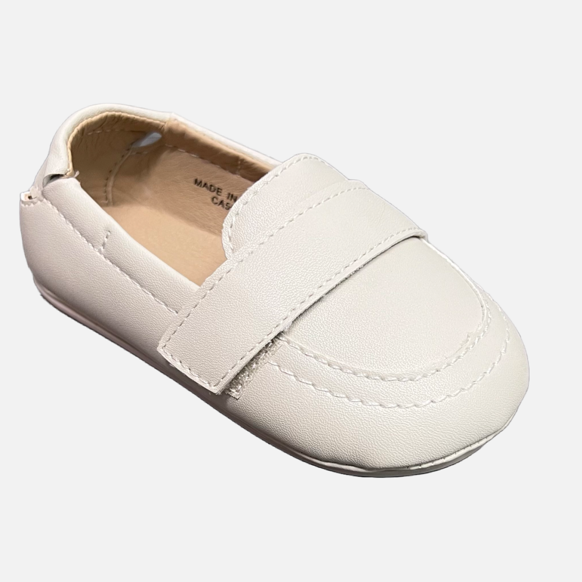 Mavezzano Baby Slip-On Loafer with Adjustable Strap