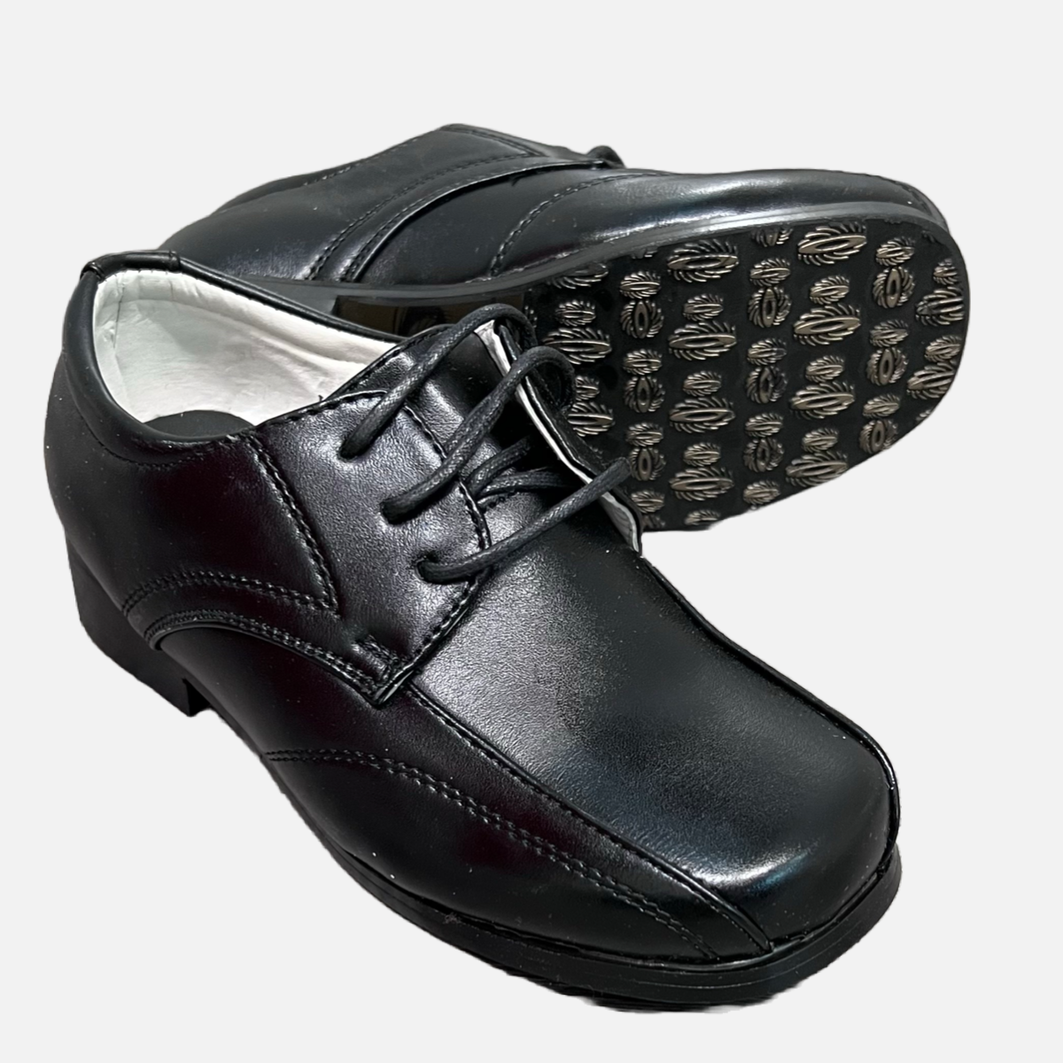 Fancy Kids Black Dress Shoe