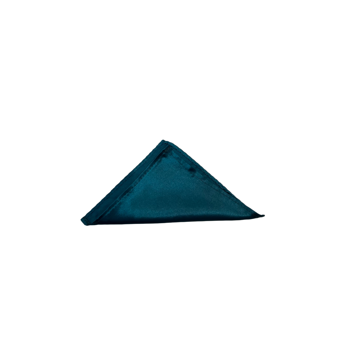 Boys Solid Small Pocket Square w/ Gloss Finish