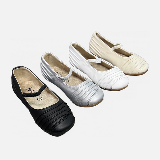 Jolene Simple Flats w/ ruched detail