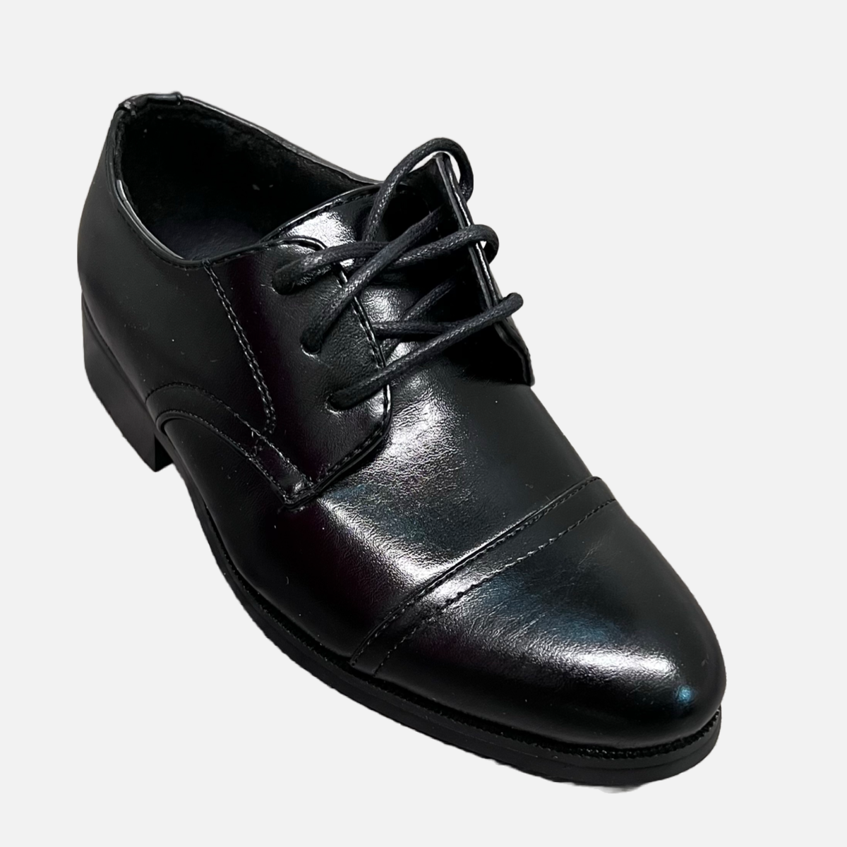 Fancy Kids Cap Toe Oxford Dress Shoe