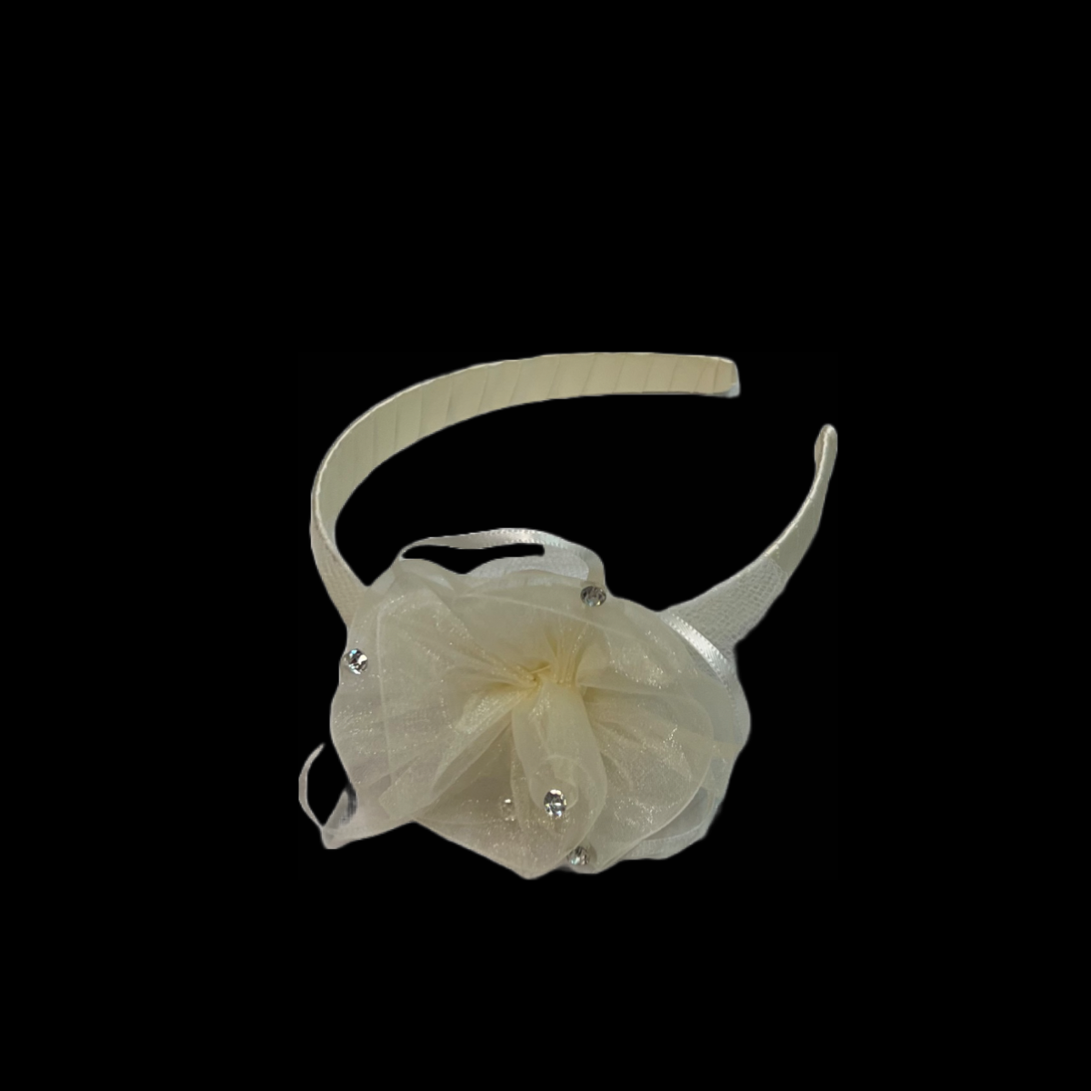 Rosette Flower Headband