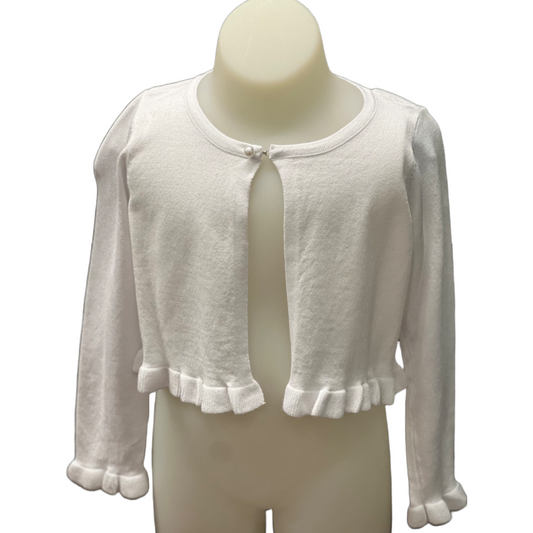 Fancy Kids Cardigan w/ Ruffle Accents