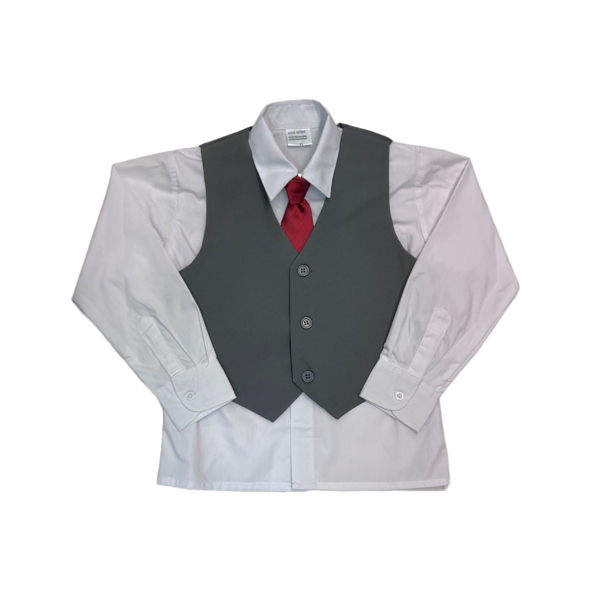 5-Piece Medium Grey Suit